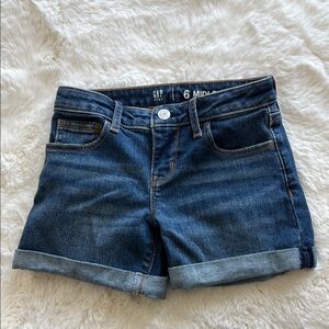 GAP Girls Blue Denim Shorts